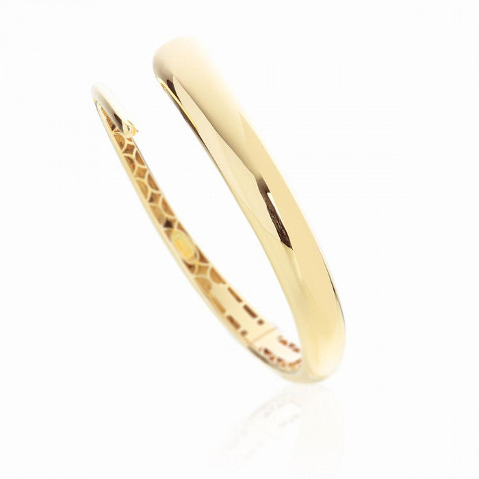 Bracciale rigido contrariè in oro 18kt