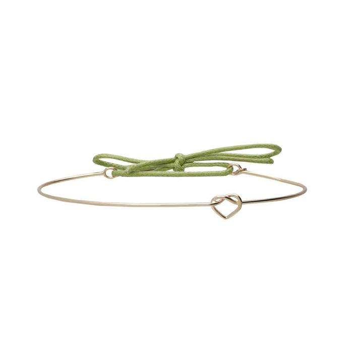 Bracciale Filodamore con Cuore annodato in Oro 9kt