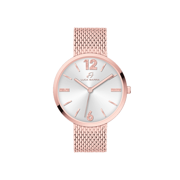 WOMEN'S STEEL WATCH MILANO MESH IP ROSE GOLD