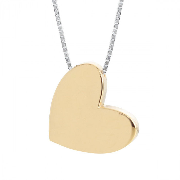 Collana in oro 18kt con pendente a forma di Cuore