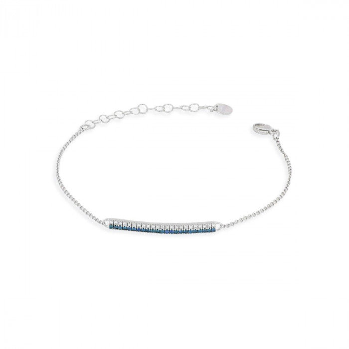 Bracciale Mezzo Tennis Grande in oro 18 kt e pietre preziose