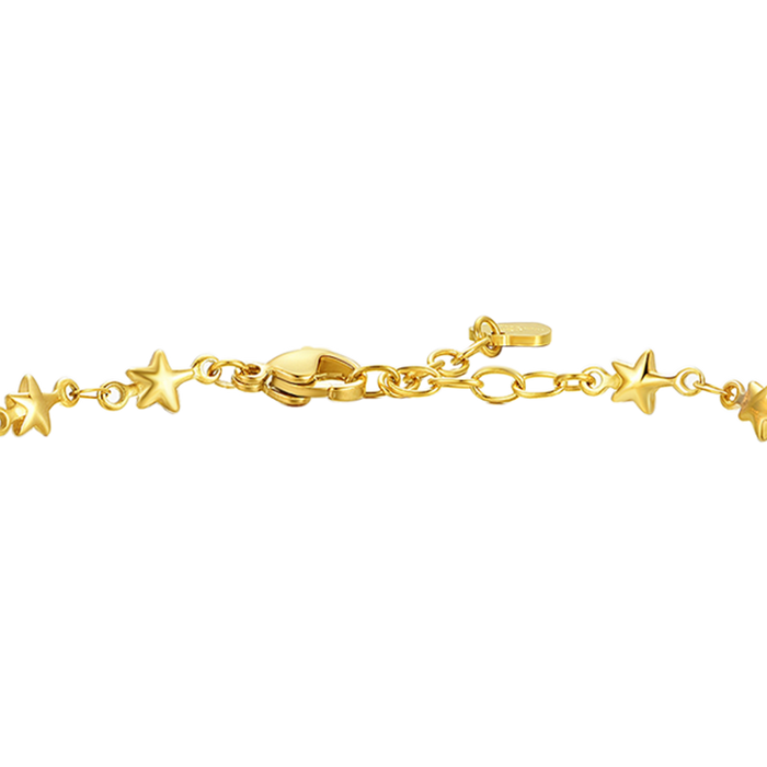 CAVIGLIERA DONNA IN ACCIAIO IP GOLD CON STELLE