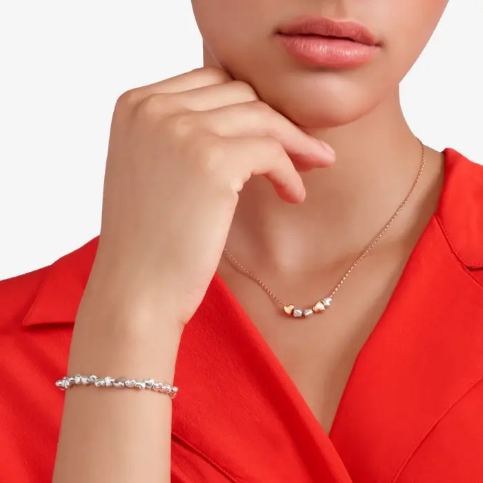 BRACELET COEUR EN ARGENT