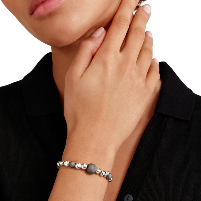 BRACCIALE PEPITA ARGENTO & TITANIO