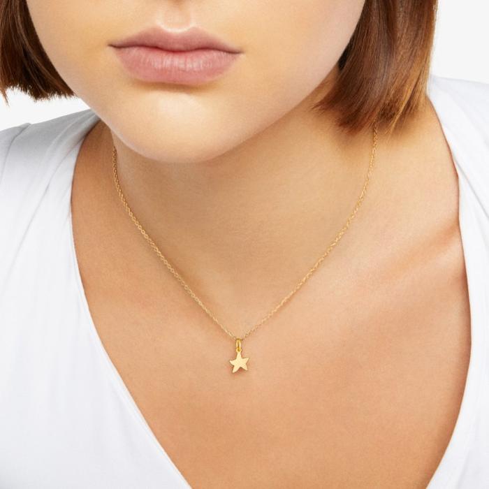 COLLIER ESSENTIELS EN OR JAUNE
