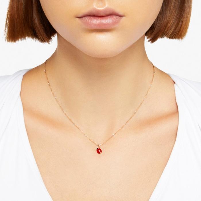 COLLIER MINI COCCINELLE