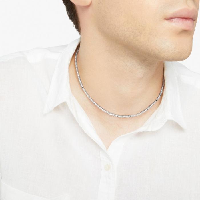 MINI SILVER GRAIN NECKLACE