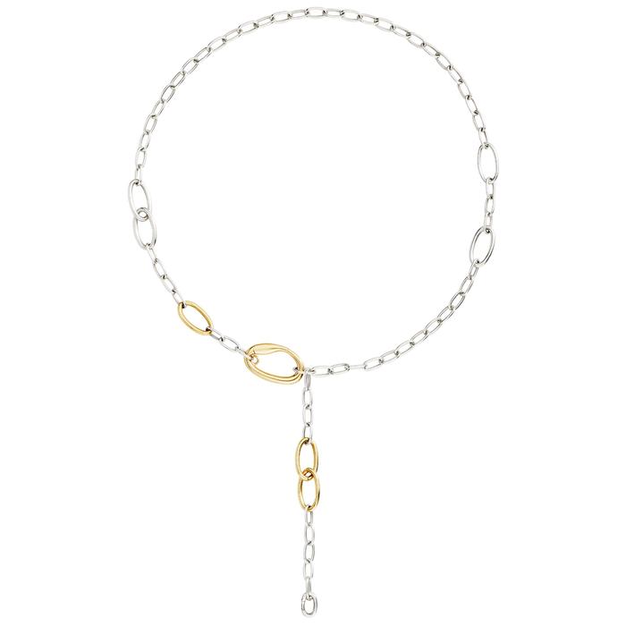 COLLANA ESSENTIALS ARGENTO & ARGENTO DORATO