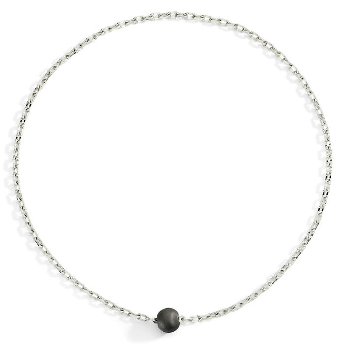 COLLANA PEPITA ARGENTO & TITANIO