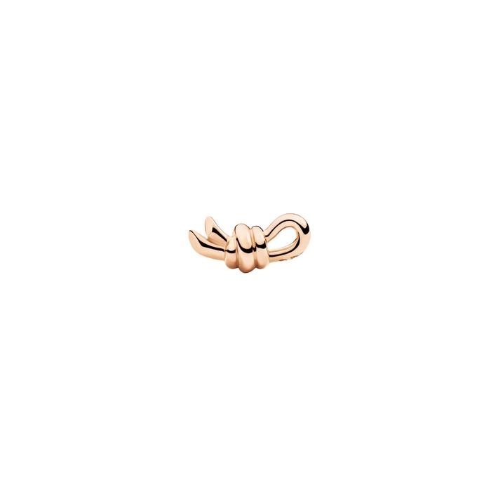 ORECCHINO STUD NODO ORO ROSA