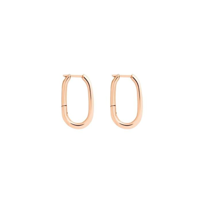 ORECCHINI HOOP ESSENTIALS ORO ROSA