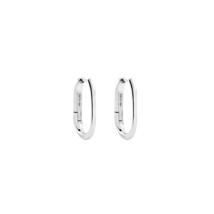 ORECCHINI HOOP ESSENTIALS ARGENTO
