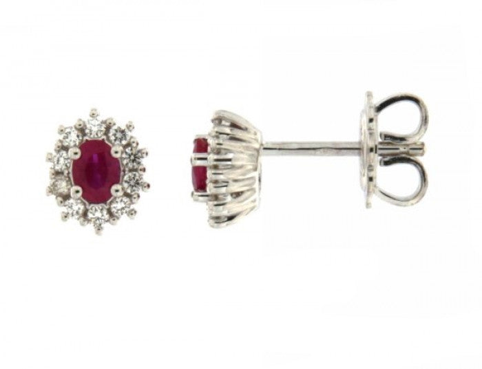 RUBY AND BR EARRINGS