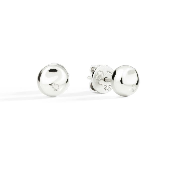 ORECCHINI STUD PEPITA ARGENTO