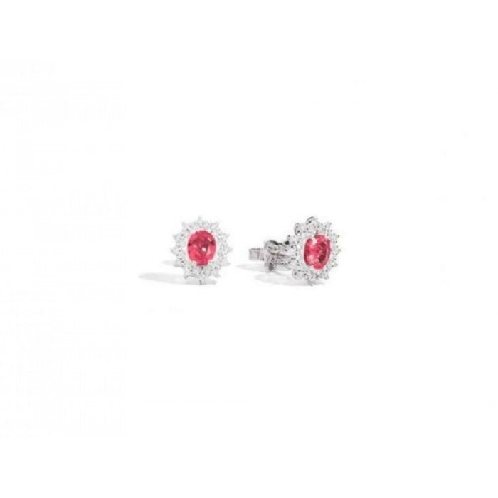 Boucles d'oreilles Camélia Rubis 0,69 br 0,27