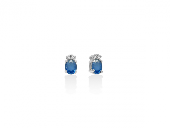 Boucles d'oreilles en saphir