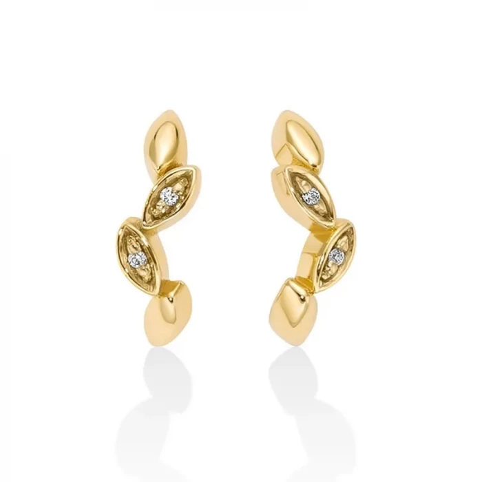 Boucles d'oreilles feuilles