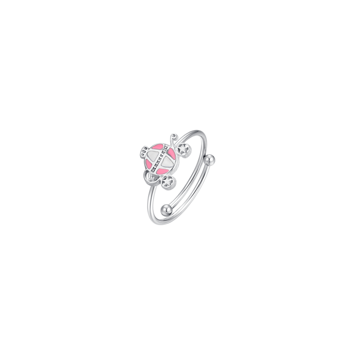 STEEL RING FOR GIRLS WITH CARRIAGE