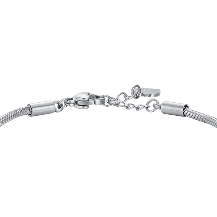 GIRL'S BRACELET IN STEEL WITH STAR WITH WHITE CRYSTALS