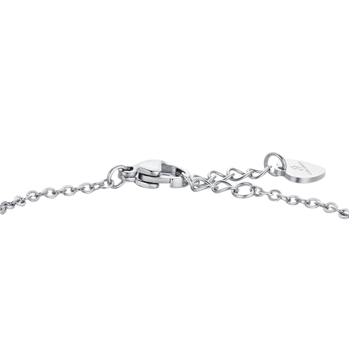 GIRL'S STEEL BRACELET WITH MUSICAL NOTE AND PLATE