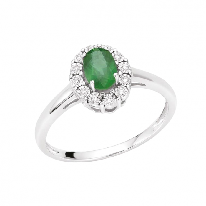 Anello smeraldo