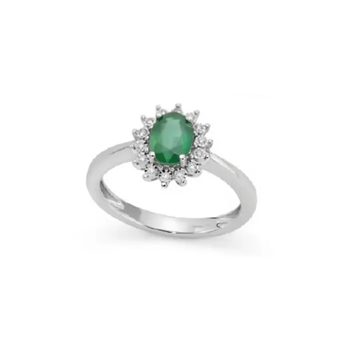 Anello smeraldo