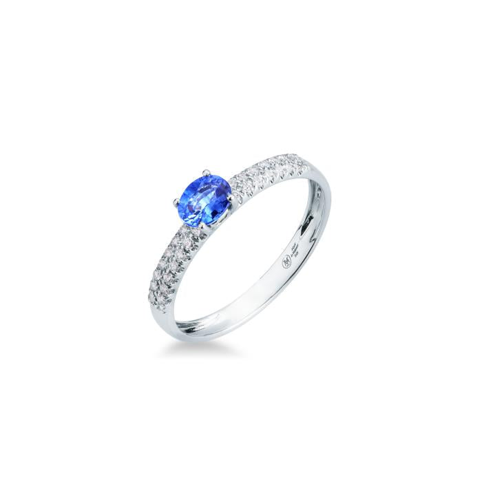 Anello zaffiro e br