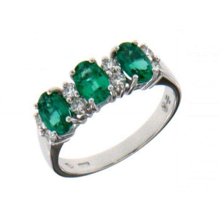 ANELLO SMERALDI E BR