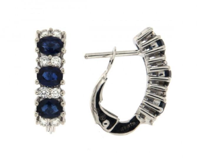 Orecchini zaffiri e br
