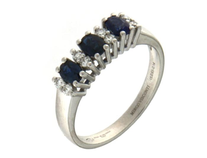 ANELLO ZAFFIRI E BR