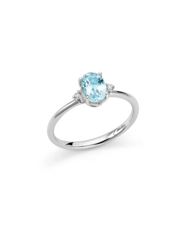 Anello topazio