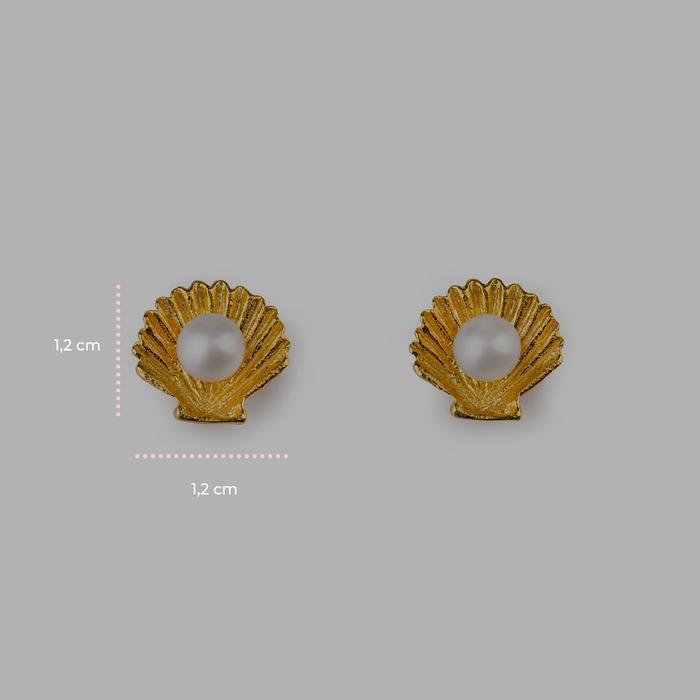 Shell and Pearl Earrings