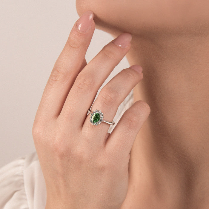 ANELLO SMERALDO E BR