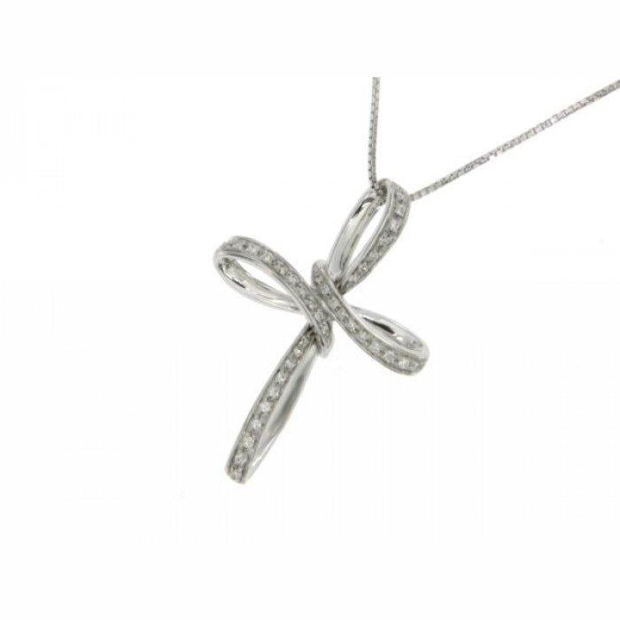 Collier ras du cou croisé br
