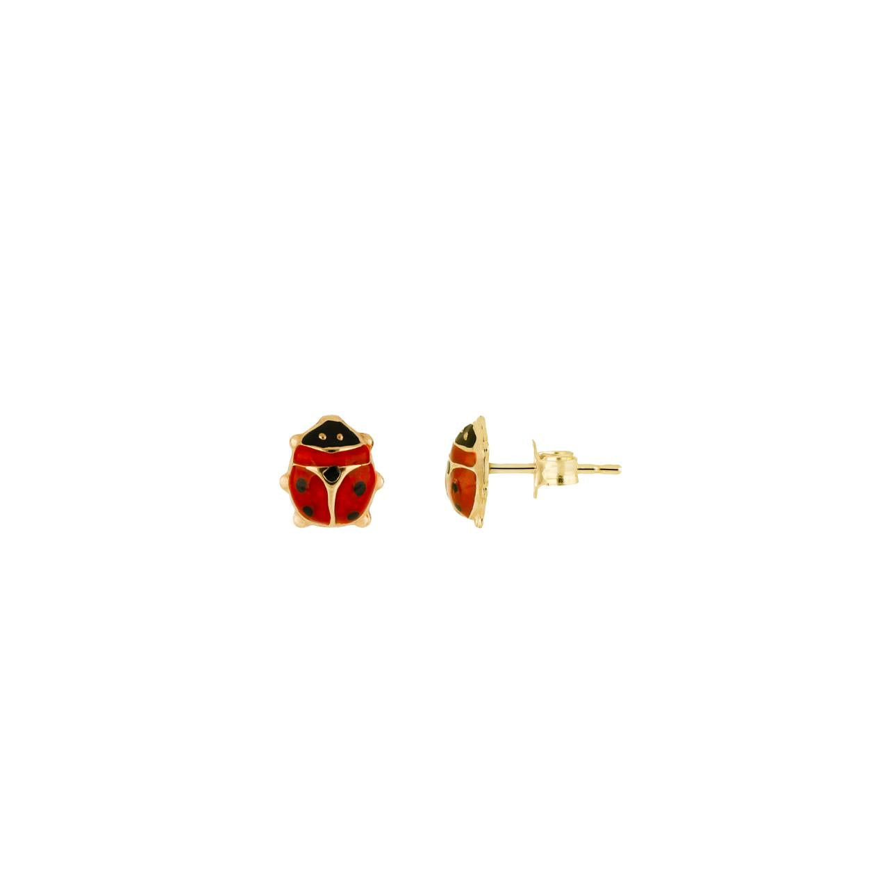Orecchini coccinella