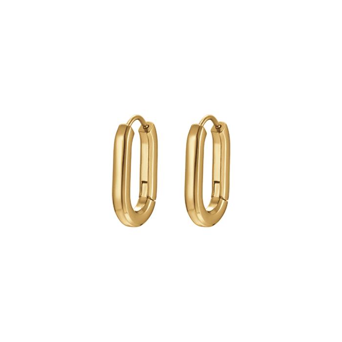 ORECCHINI DONNA IN ACCIAIO IP GOLD