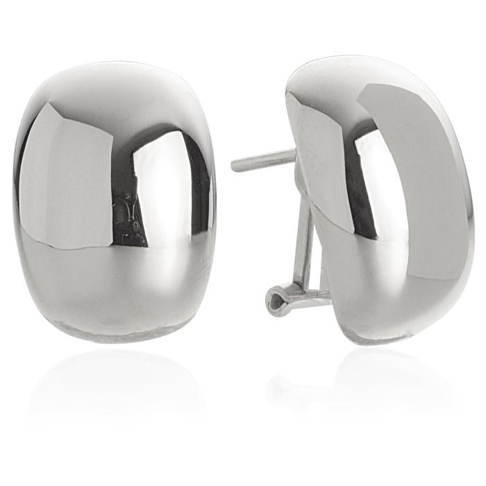 Boucles d'oreilles pendantes en or poli 18 carats