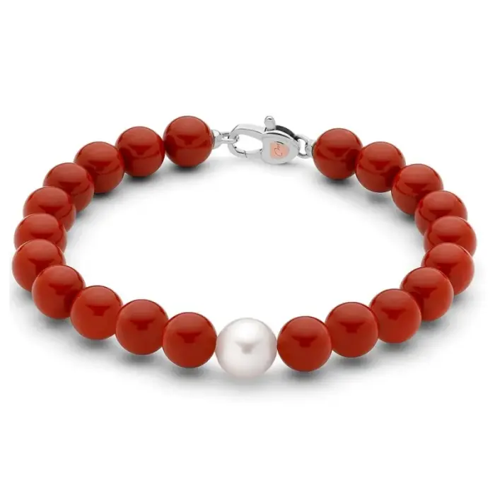Bracciale Pasta di corallo rosso