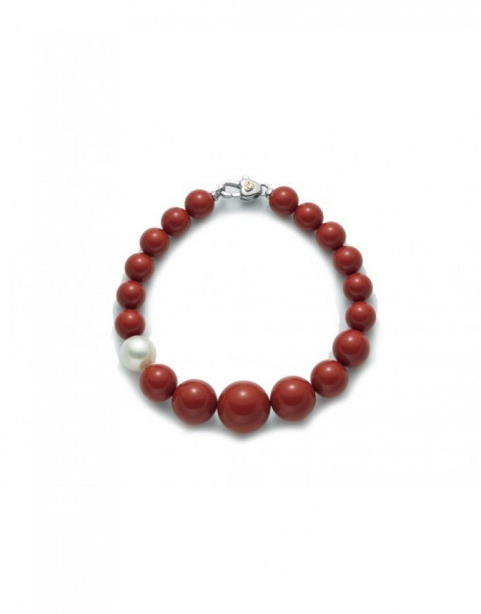 Bracciale Pasta di corallo rosso