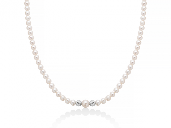 Collier ras du cou en perles