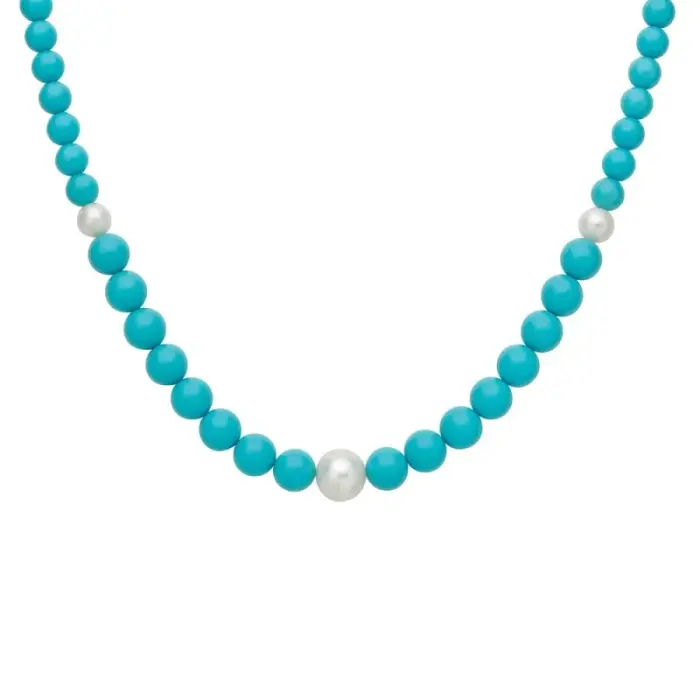 Collana pasta di turchese