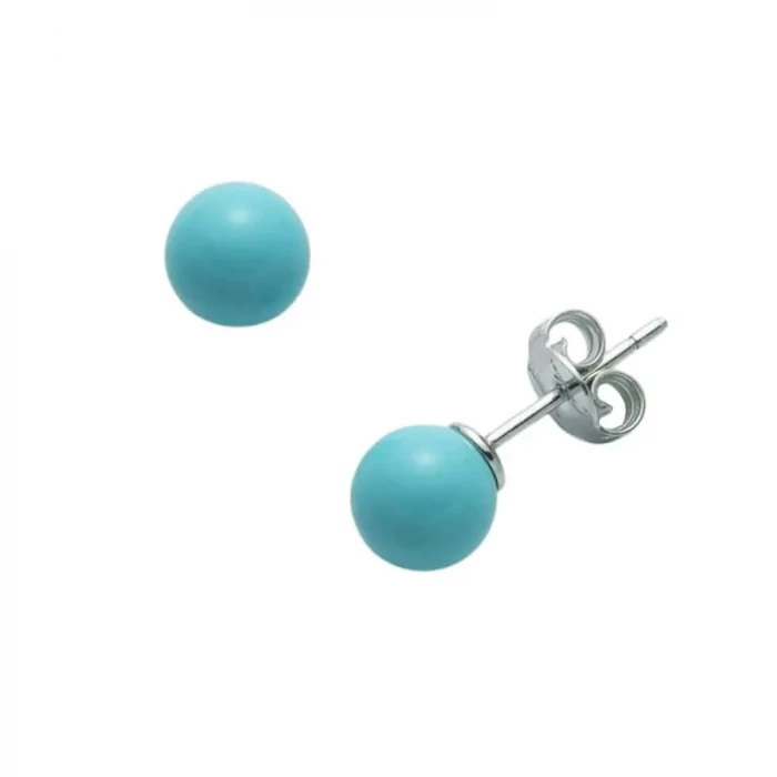 Boucles d'oreilles en pâte de turquoise