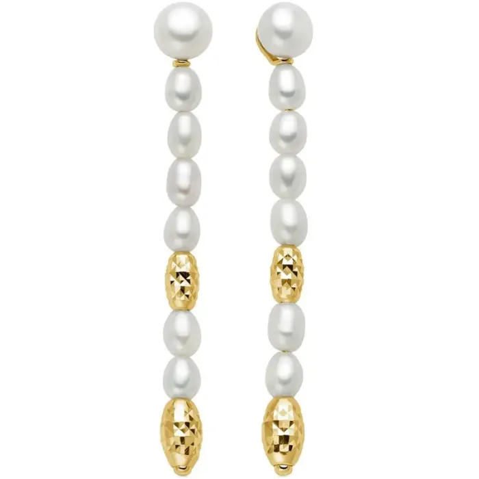 Orecchini pepite di perle