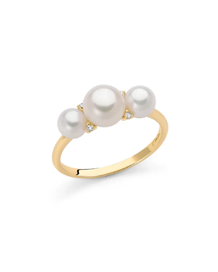 Anello perle
