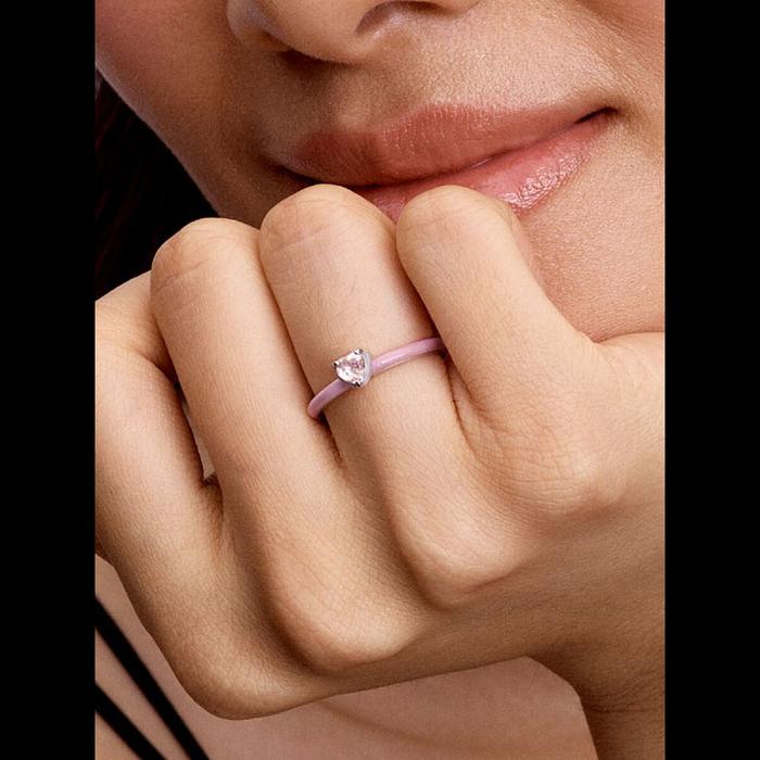 Anello Pink Chakra Heart Pandora ME