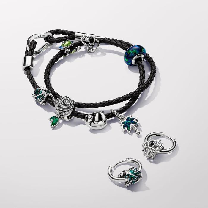 Charm Opale Verde e Blu