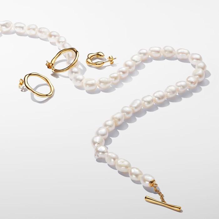 Circular Sinuous Line Earrings