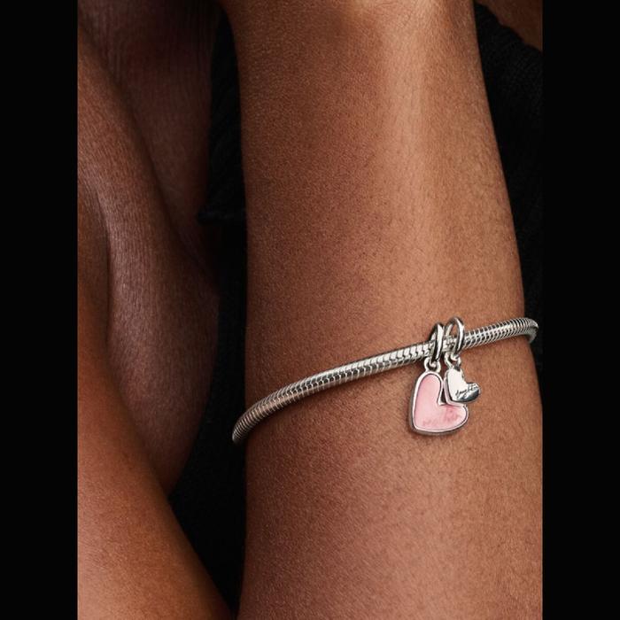 Charm Pendant Union of Hearts Mother and Daughter divisible