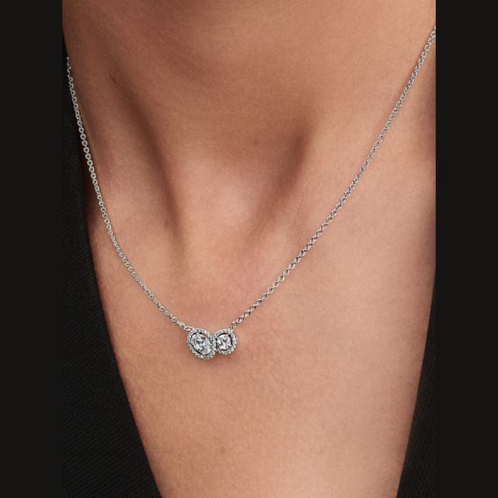 Collana Doppia Pietra Luminosa
