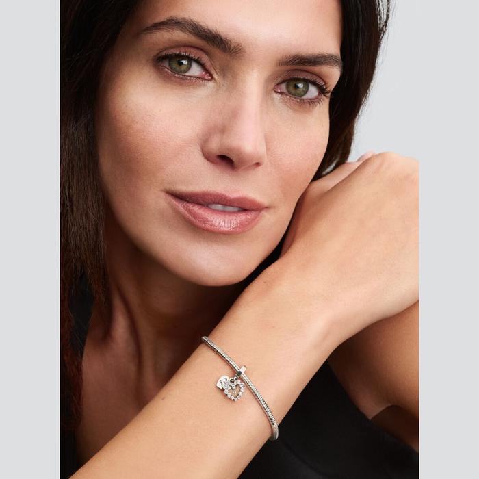 Charm Pendente Doppio Cuore Nessuna come Te